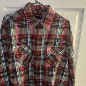 Sears Thumbs up by Sears Men's Multicolor Plaid Button Down Shirt